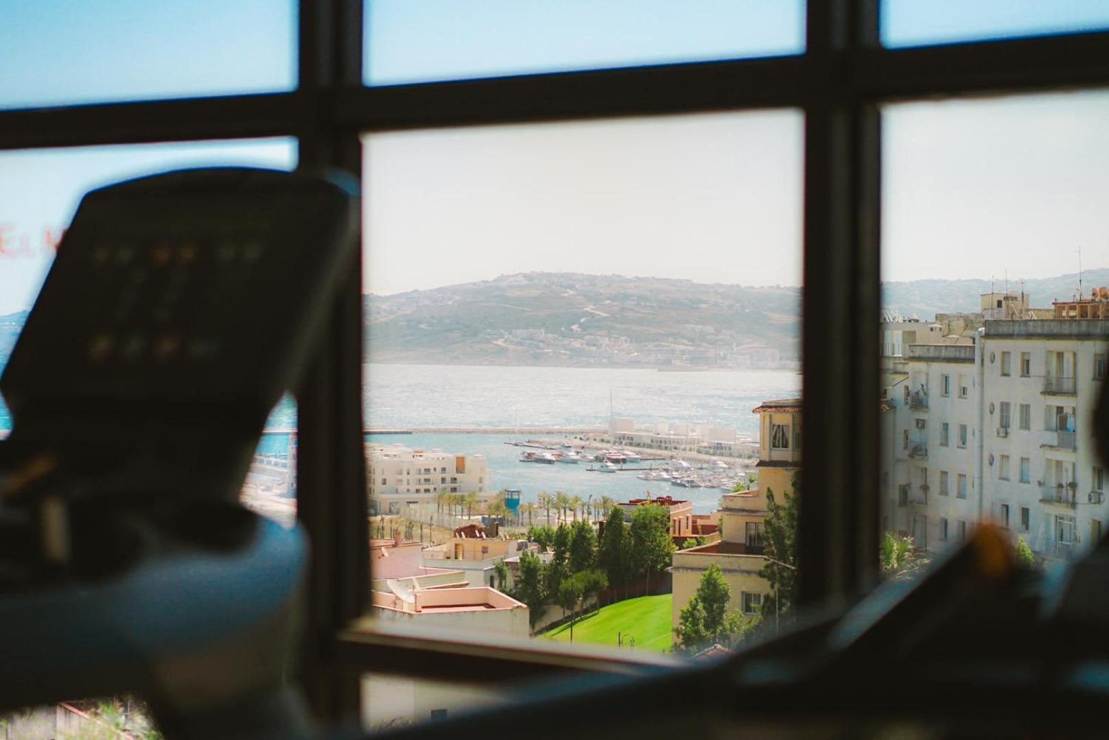 El Minzah Hotel Tangier Exterior photo View of the Dead Sea from the Dead Sea Hotel